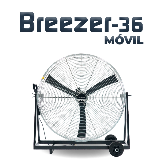 Ventilador Breezer 36 móvil